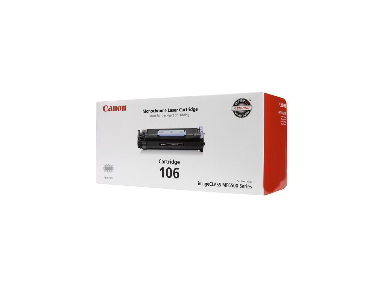 Canon 106 Black Toner Cartridge - Genuine & Remanufactured