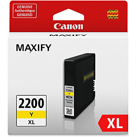 Canon PGI-2200XL Yellow Ink Tank - Genuine & Remanufactured