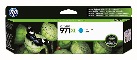 HP 971XL Cyan Inkjet Cartridge - Genuine & Remanufactured