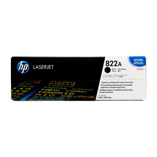 HP 822A Black Toner Cartridge - Genuine & Remanufactured