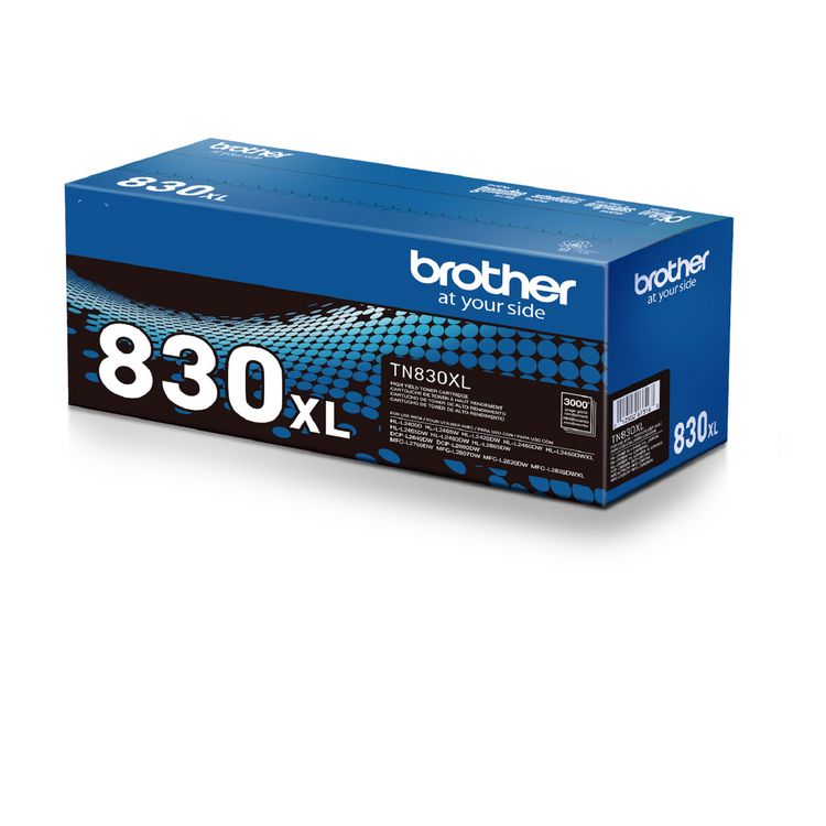 Brother 830XL Black Toner Cartridge — Genuine & Remanufactured (TN830XL)