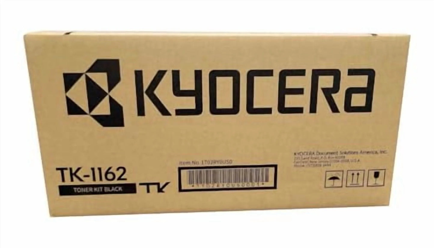 Kyocera TK-1162 Black Toner Cartridge - Genuine & Remanufactured