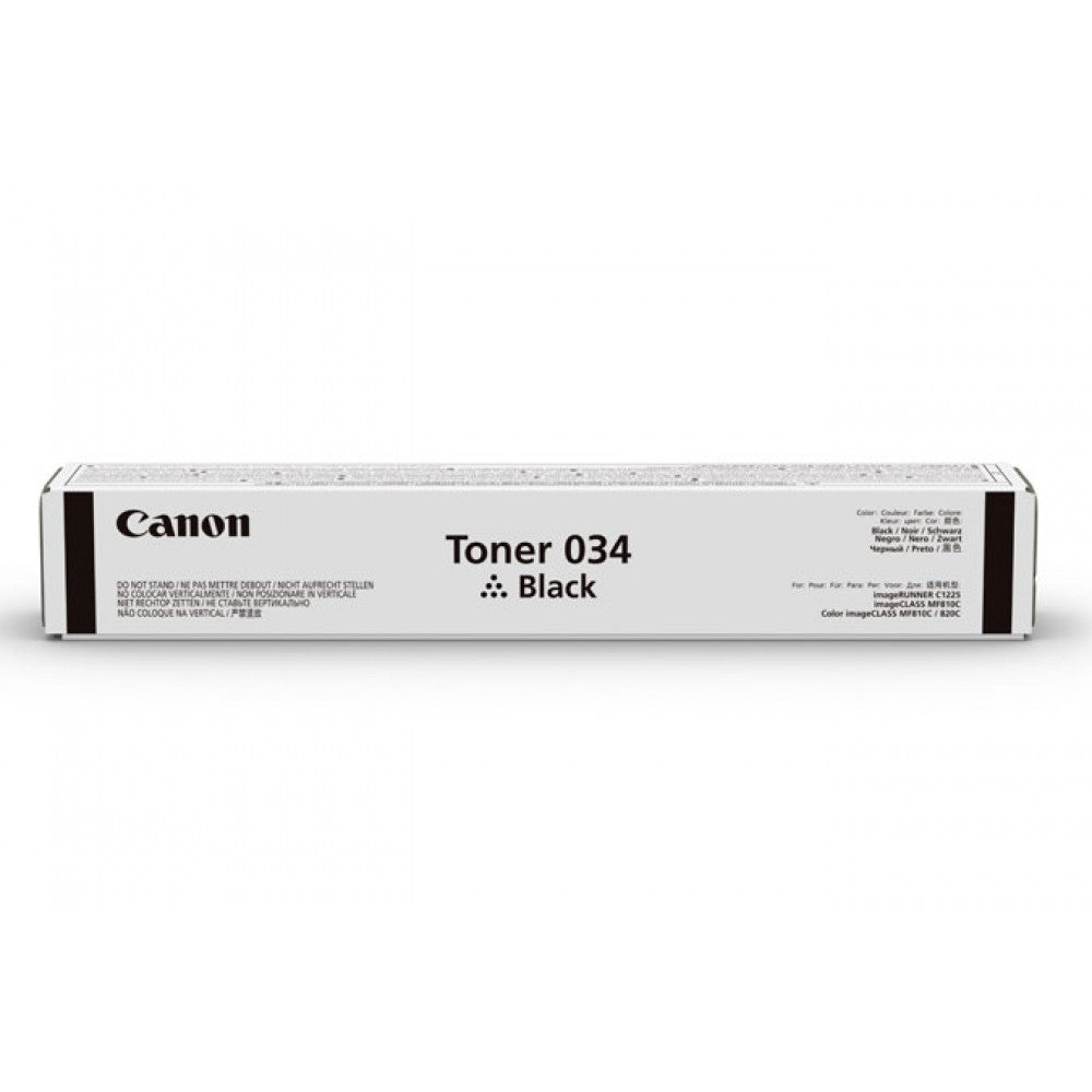 Canon 034 Black Toner Cartridge - Genuine & Remanufactured
