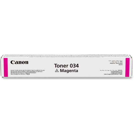 Canon 034 Magenta Toner Cartridge - Genuine & Remanufactured
