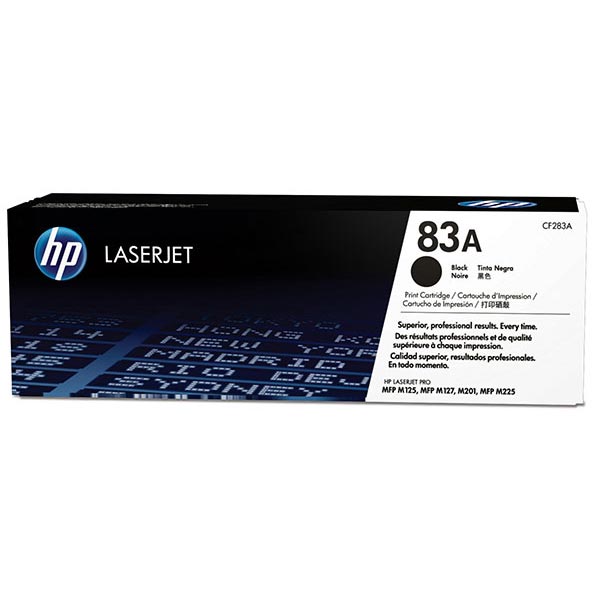 HP 83A (CF283A) Black Toner Cartridge - Genuine & Remanufactured