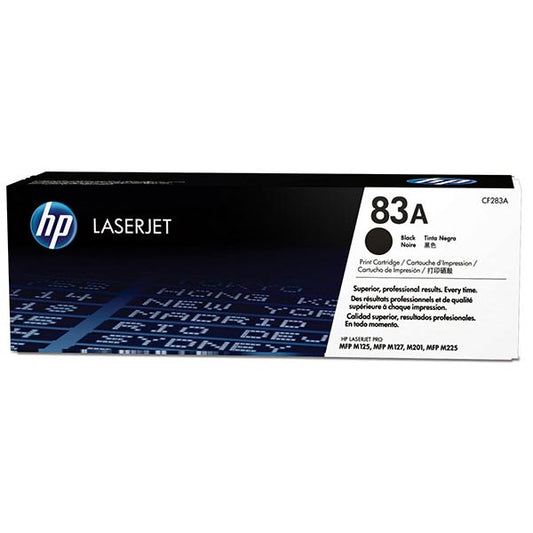 HP 83A (CF283A) Black Toner Cartridge - Genuine & Remanufactured