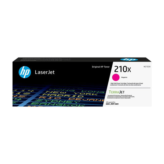 HP 210X (W2103X) Magenta Toner Cartridge - Genuine & Remanufactured