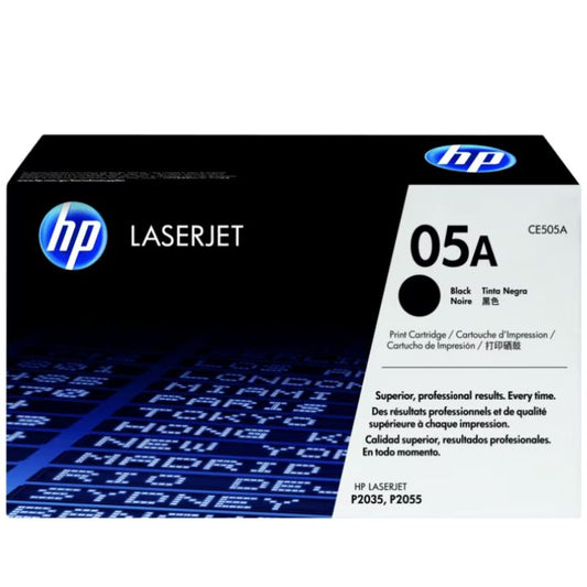 HP 05A (CE505A) Black Toner Cartridge - Genuine & Remanufactured