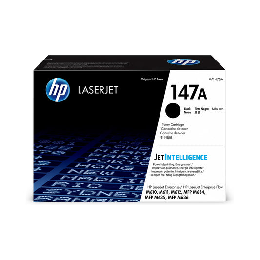 HP 147A (W1470A) Black Toner Cartridge - Genuine & Remanufactured