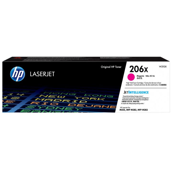 HP 206X (W2113X) Magenta Toner Cartridge - Genuine & Remanufactured