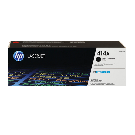 HP 414A (W2020A) Black Toner Cartridge - Genuine & Remanufactured