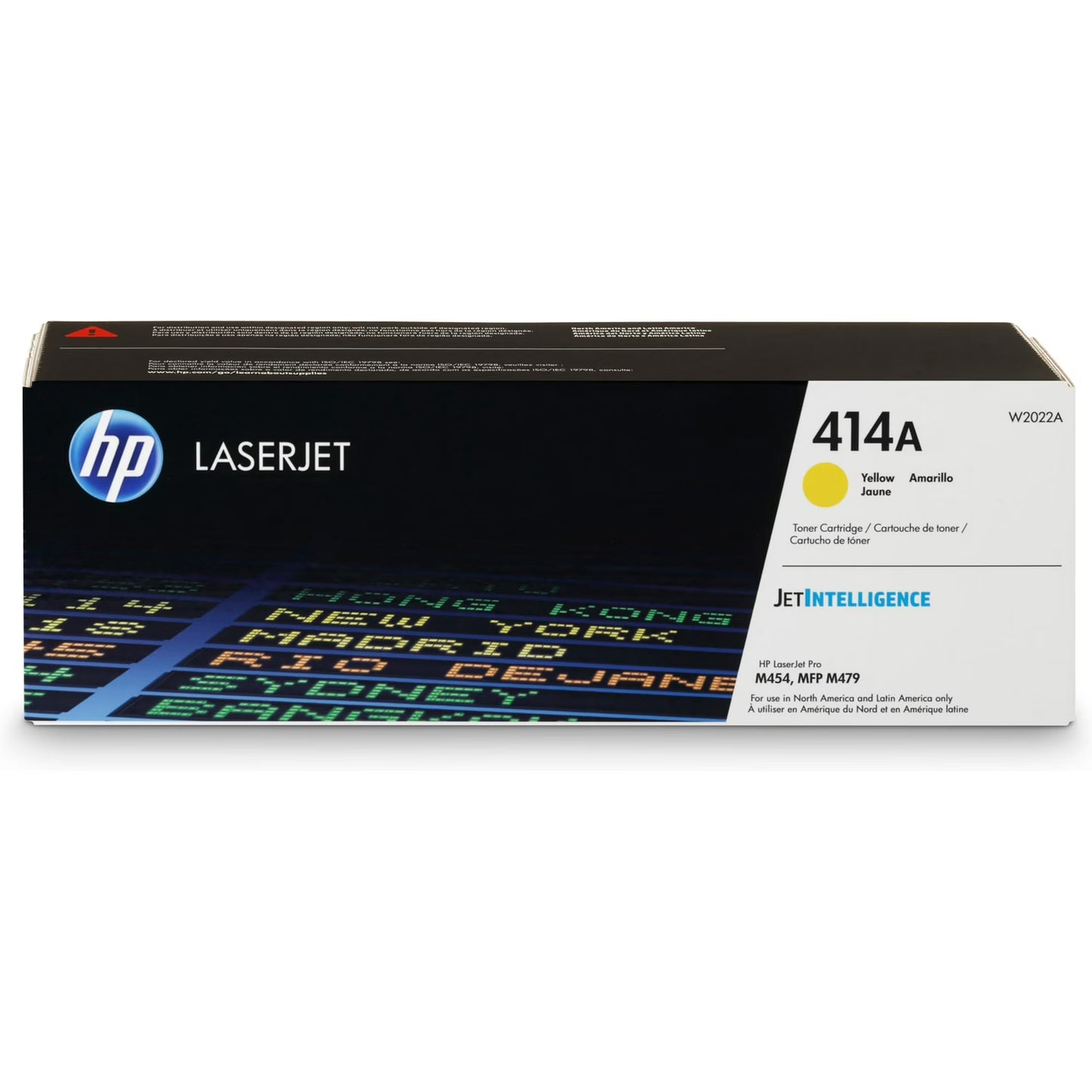HP 414A (W2022A) Yellow Toner Cartridge - Genuine & Remanufactured
