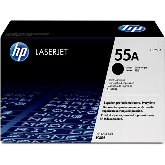 HP 55A (CE255A) Black Toner Cartridge - Genuine & Remanufactured
