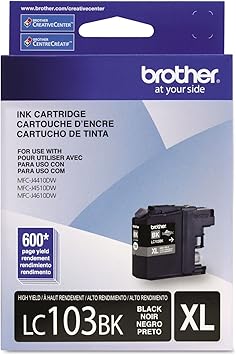 Brother LC103BK Black Inkjet Cartridge - Genuine & Remanufactured