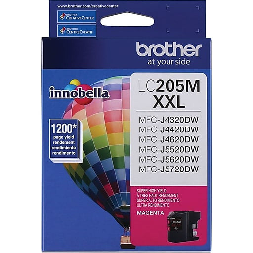 Brother LC205M Magenta Inkjet Cartridge - Genuine & Remanufactured