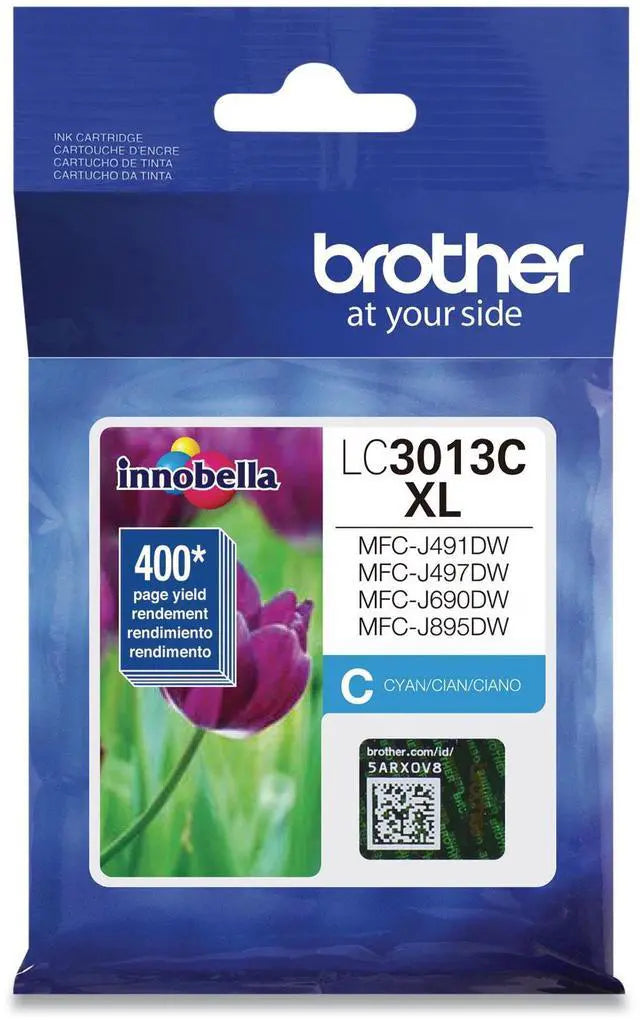 Brother LC3013C Cyan Ink Cartridge - Genuine & Remanufactured