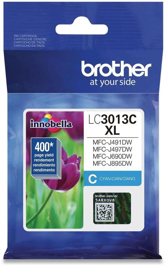 Brother LC3013C Cyan Ink Cartridge - Genuine & Remanufactured