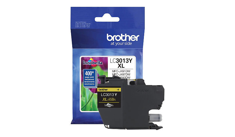 Brother LC3013Y Yellow Ink Cartridge - Genuine & Remanufactured