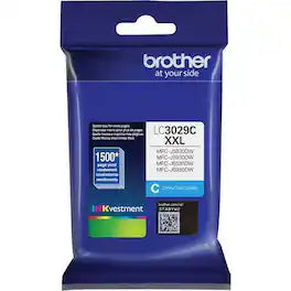 Brother LC3029C Cyan Ink Cartridge - Genuine & Remanufactured