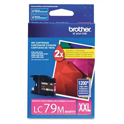 Brother LC79M Magenta Inkjet Cartridge - Genuine & Remanufactured