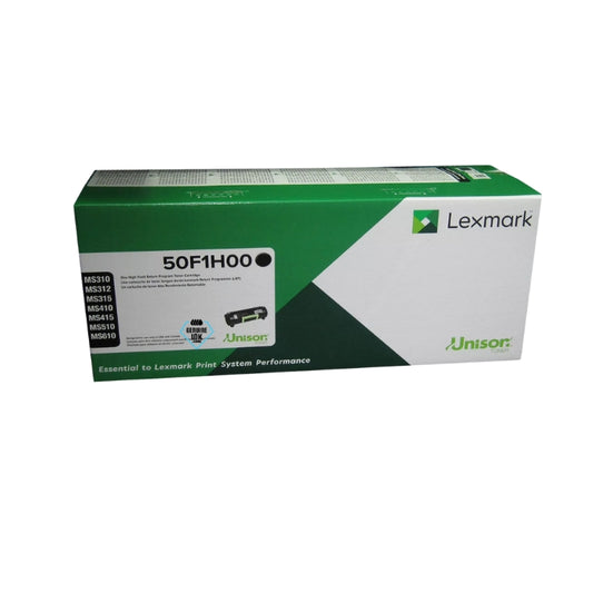 Lexmark 501H (50F1H00) Black Toner Cartridge - Genuine & Remanufactured