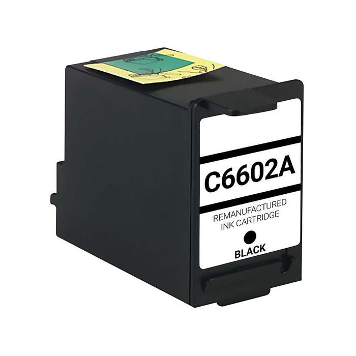 RPL Replacement for HP C6602A Black Inkjet Cartridge
