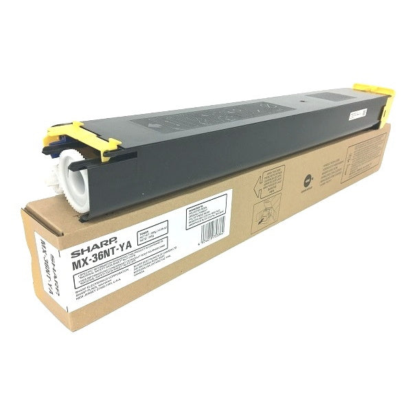 Sharp MX-36NTYA Yellow Toner Cartridge - Genuine & Remanufactured