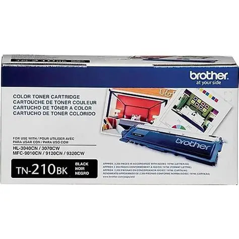 Brother TN-210BK Black Toner Cartridge - Genuine & Remanufactured