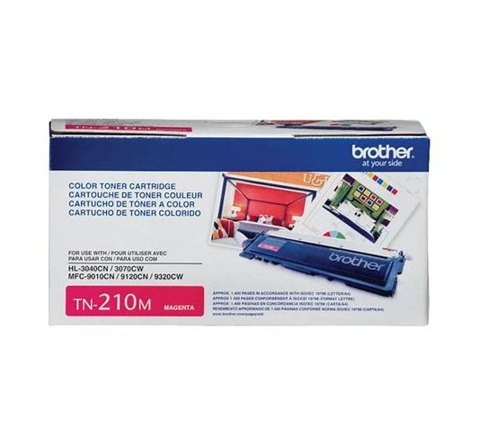 Brother TN-210M Magenta Toner Cartridge - Genuine & Remanufactured
