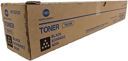 Konica Minolta TN216K, Black Toner Cartridge - Genuine & Remanufactured