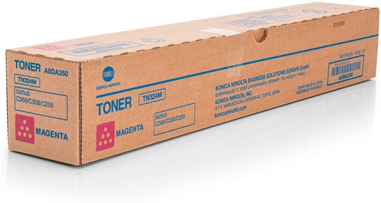 Konica Minolta TN324M Magenta Toner Cartridge - Genuine & Remanufactured