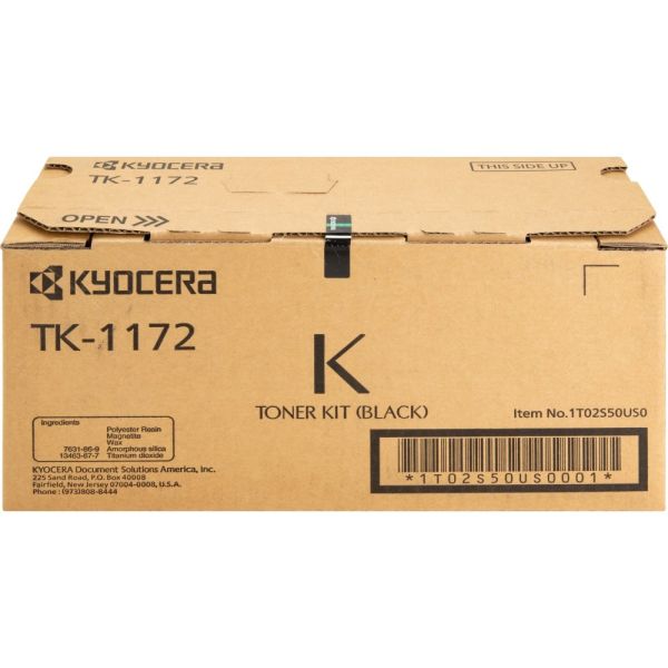 Kyocera TK-1172 Black Toner Cartridge - Genuine & Remanufactured