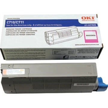 Okidata 44318602 Magenta Laser Toner Cartridge - Genuine & Remanufactured