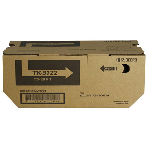 Kyocera TK-3122 Black Toner Cartridge - Genuine & Remanufactured