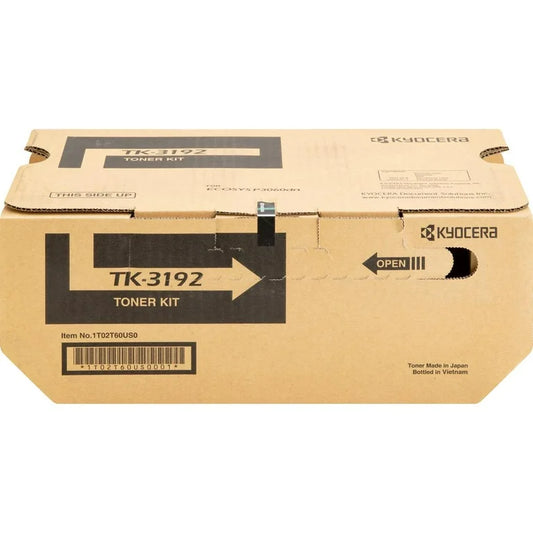 Kyocera TK-3192 Black Toner Cartridge - Genuine & Remanufactured
