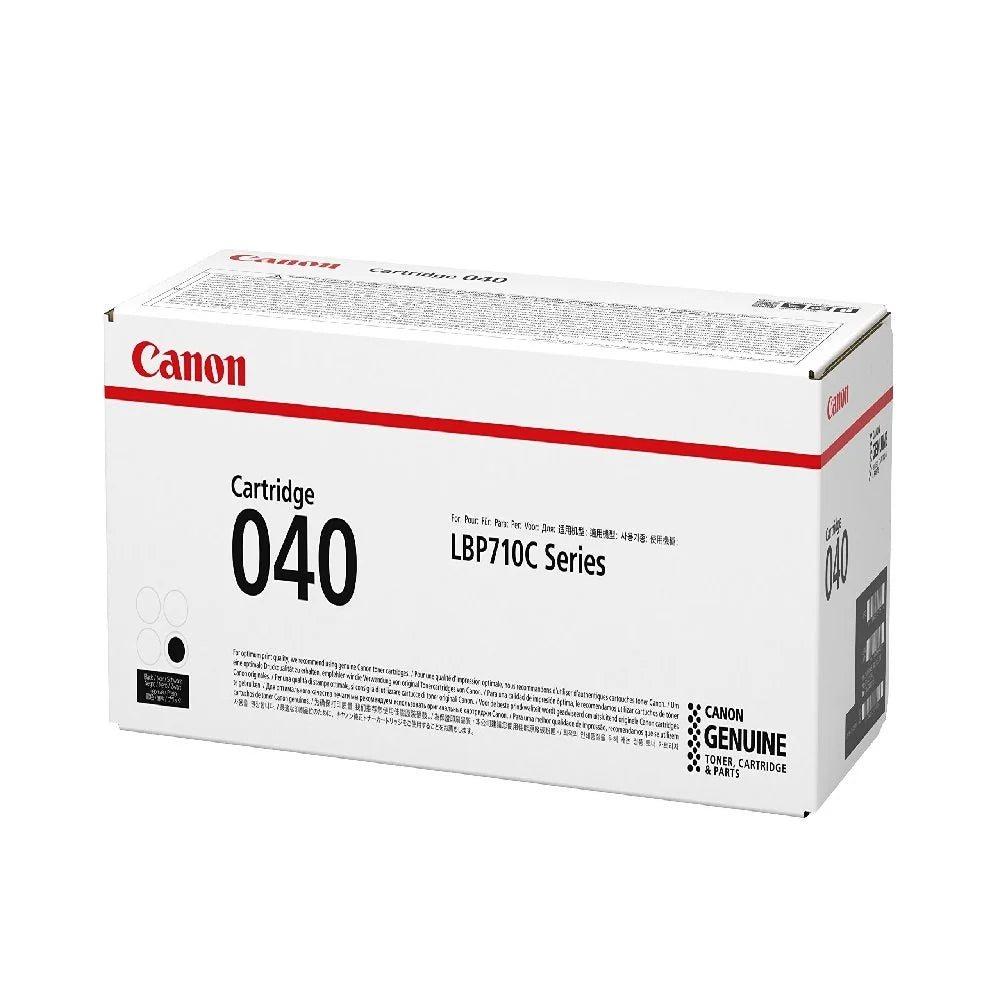 Canon 040 Black Toner Cartridge - Genuine & Remanufactured