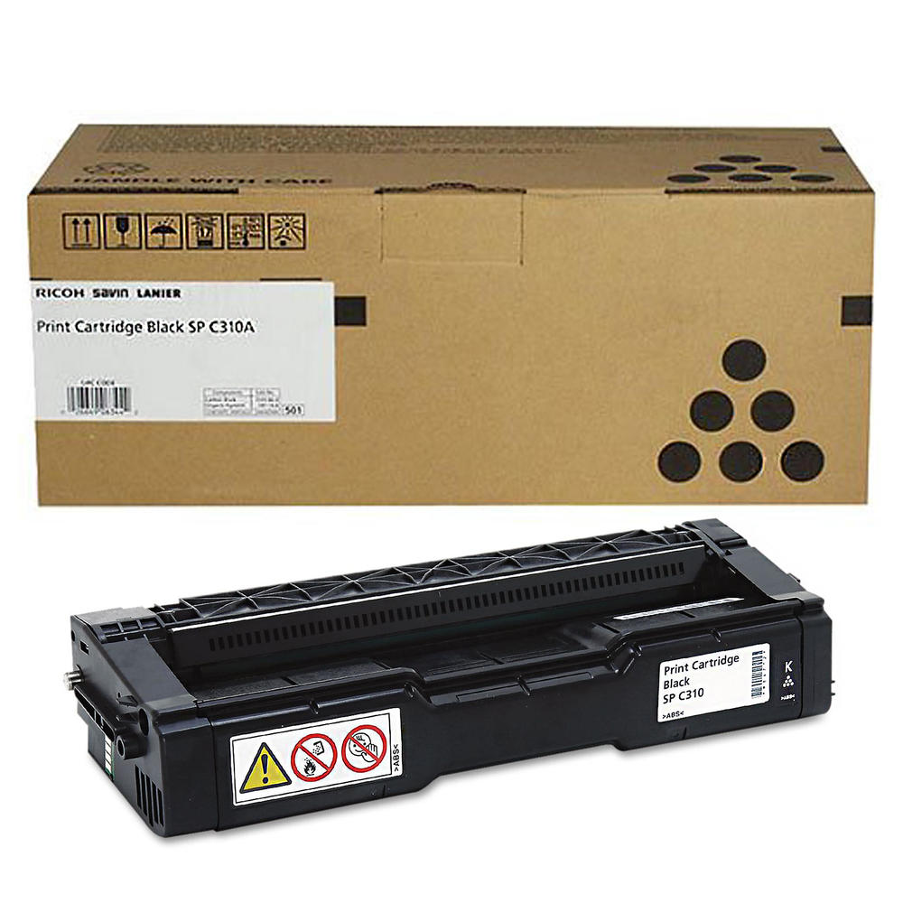 Ricoh 406475 Black Toner Cartridge - Genuine & Remanufactured
