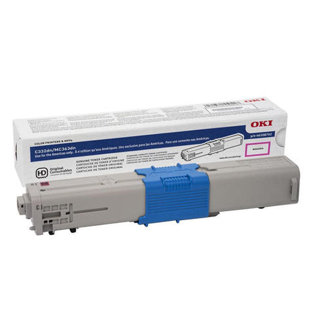 Okidata 46508702 Magenta toner cartridge - Genuine & Remanufactured