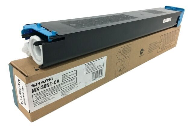Sharp MX-36NTCA Cyan Toner Cartridge - Genuine & Remanufactured