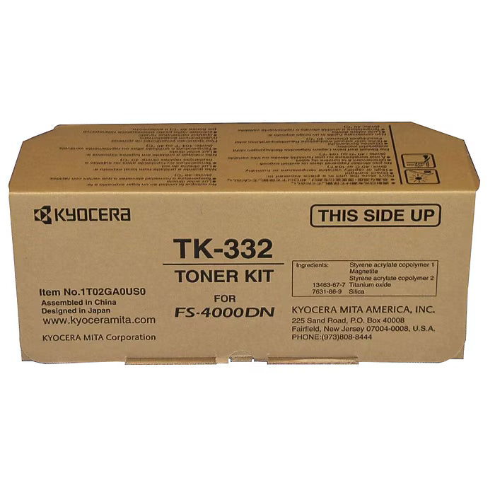 Kyocera TK-332 Black Toner Cartridge - Genuine & Remanufactured
