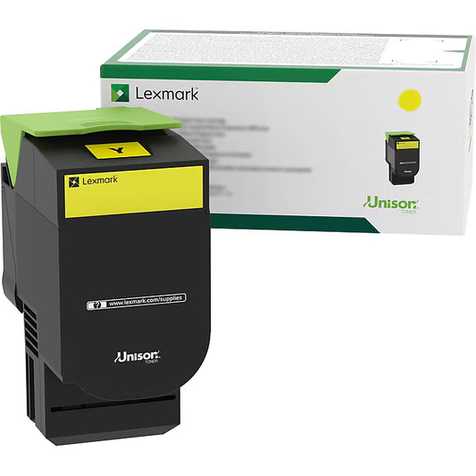Lexmark 70C0H40 toner cartridge Yellow - Genuine & Remanufactured