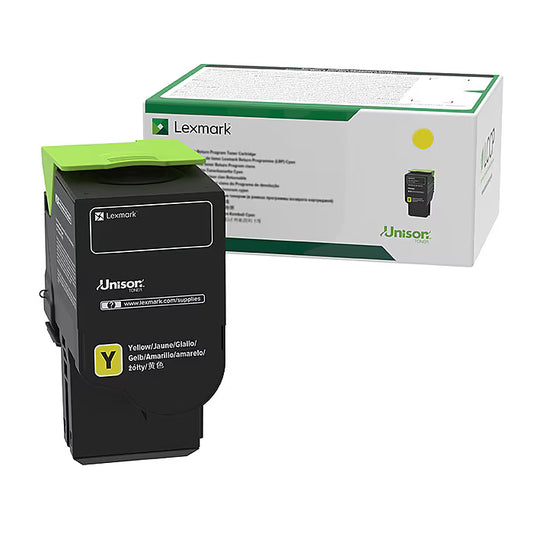 Lexmark 78C10Y0 Yellow Toner Cartridge - Genuine & Remanufactured
