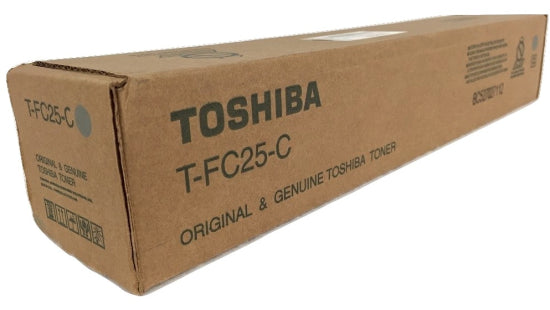 Toshiba TFC25C Cyan Toner Cartridge - Genuine & Remanufactured
