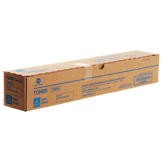 Konica Minolta TN324C Cyan Toner Cartridge - Genuine & Remanufactured
