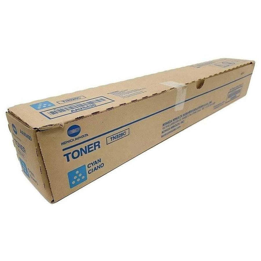 Konica Minolta TN328C Cyan Toner Cartridge - Genuine & Remanufactured