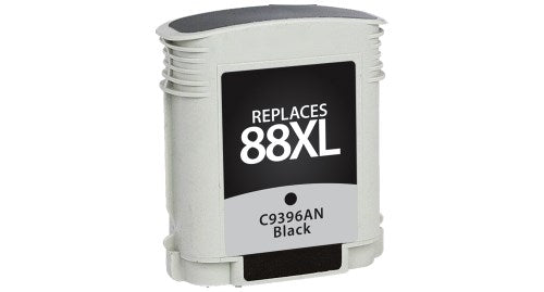 HP 88XL (C9396AN) High Capacity Black Inkjet Cartridge - Remanufactured