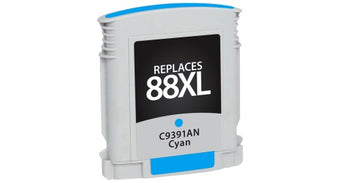 compare product HP 88XL (C9391AN) High Capacity Cyan Inkjet Cartridge - Remanufactured