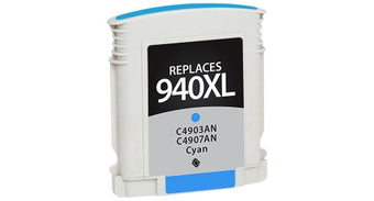 compare product HP 940XL (C4907AN) Cyan Toner Cartridge -Remanufactured