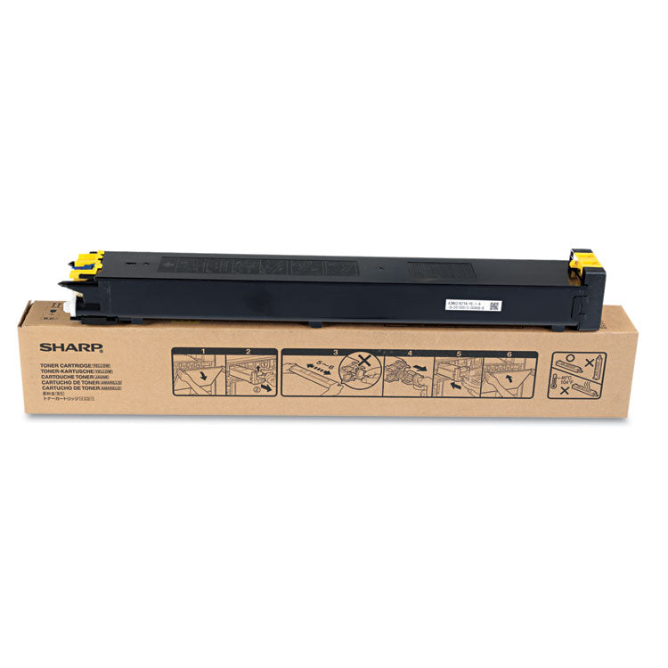Sharp MX-31NTYA Yellow Toner Cartridge - Genuine & Remanufactured