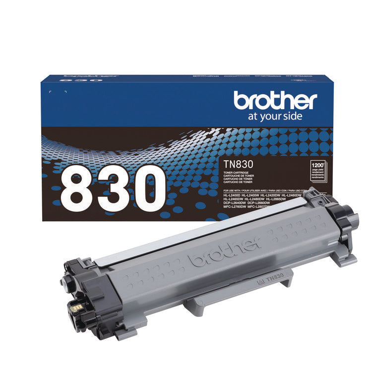 Brother TN830 (TN830) Black Toner Cartridge - Genuine & Remanufactured
